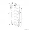 Neomounts AWL05-750BL AV-Hardware-Rack - universal, AV-Rack, Wand, 10 kg, Schwarz, Stahl, 204 mm