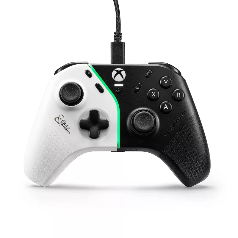 Thrustmaster H.E.A.R.T. Schwarz, White USB Gamepad PC, Xbox One, Xbox One S, Xbox One X