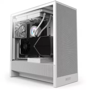 NZXT CPU Gehäuse H7 Flow 2024 Mid Tower Airflow ATX Weiß