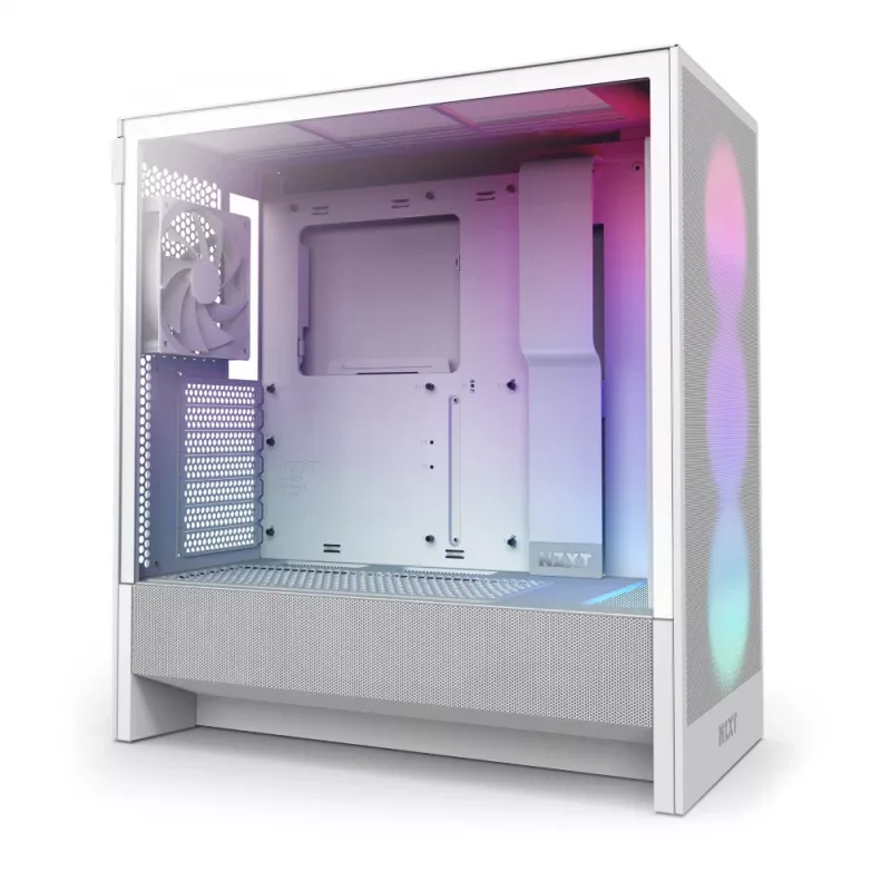 NZXT CPU Gehäuse H7 Flow 2024 RGB Mid Tower Airflow ATX Weiß