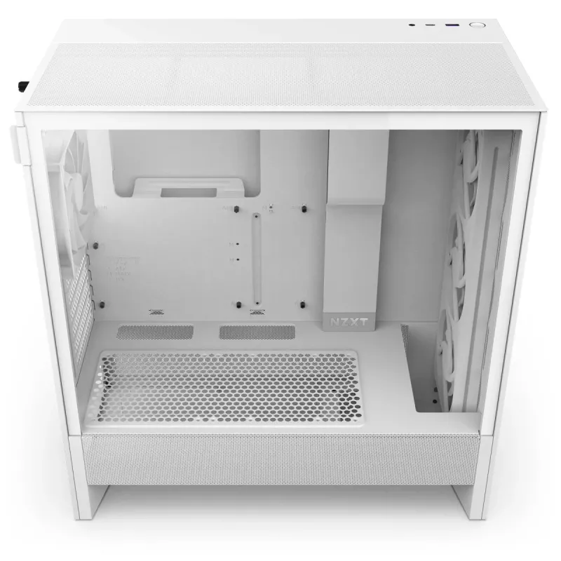 NZXT CPU Gehäuse H7 Flow 2024 RGB Mid Tower Airflow ATX Weiß