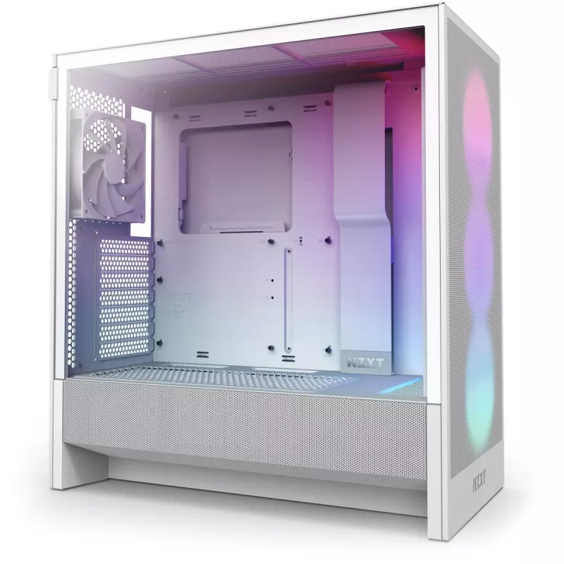 NZXT CPU Gehäuse H7 Flow 2024 RGB Mid Tower Airflow ATX Weiß