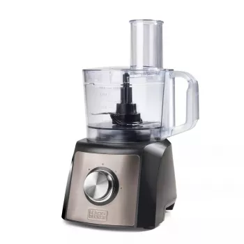 Küchenmaschine Schwarz & Decker BXFPA1200E — 1200 W, 1,5-L-Schüssel, 2 Geschwindigkeiten, Pulsfunktion, Edelstahlgehäuse
