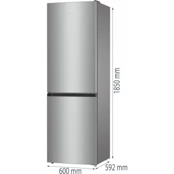 Gorenje NRK61CS2XL4 Freistehend 300 L Grau