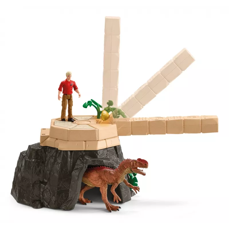 Action/Abenteuer Schleich Eroberung des Dino-Tempels Mega-Set Mehrfarbig