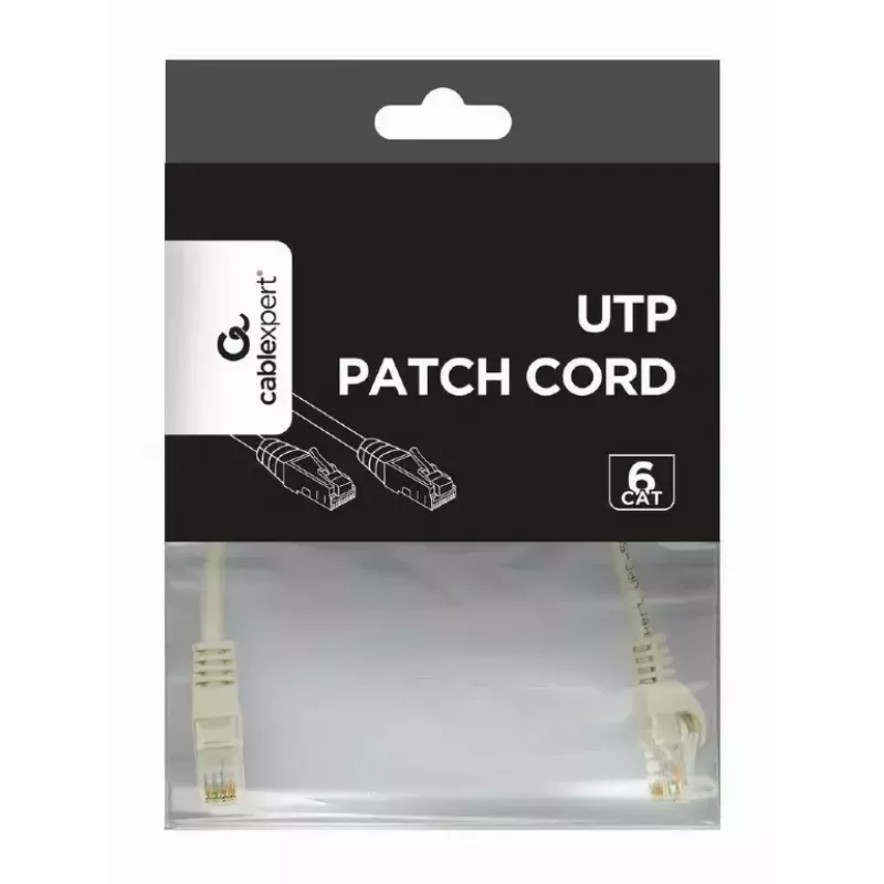 Patchkabel, GEMBIRD, PP6U-CU-7.5M, RJ45, Cat.6, 7,5 m, grau