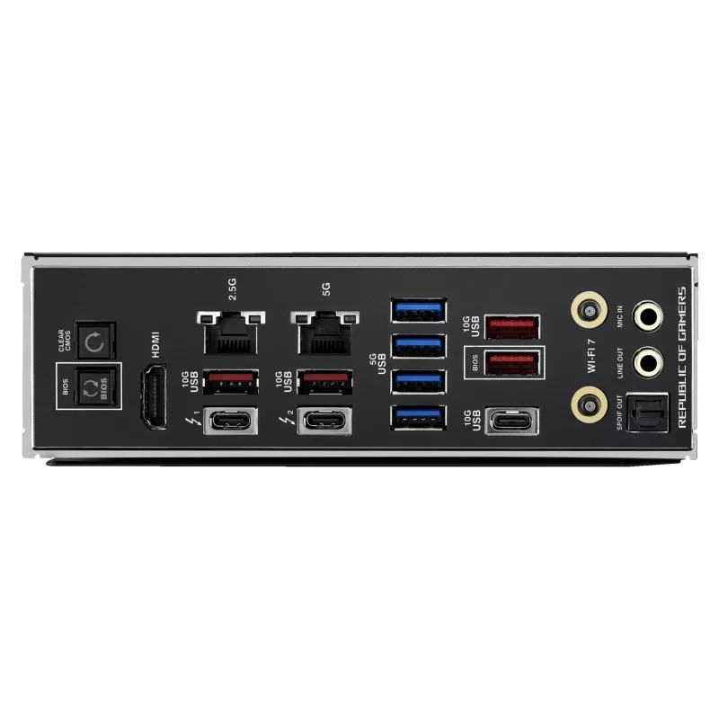 Motherboard ASUS ROG MAXIMUS Z890 HERO — Intel Z890, LGA 1851, ATX, DDR5, 4 DIMM, 6x M.2, Wi‑Fi 7, 2,5Gb LAN