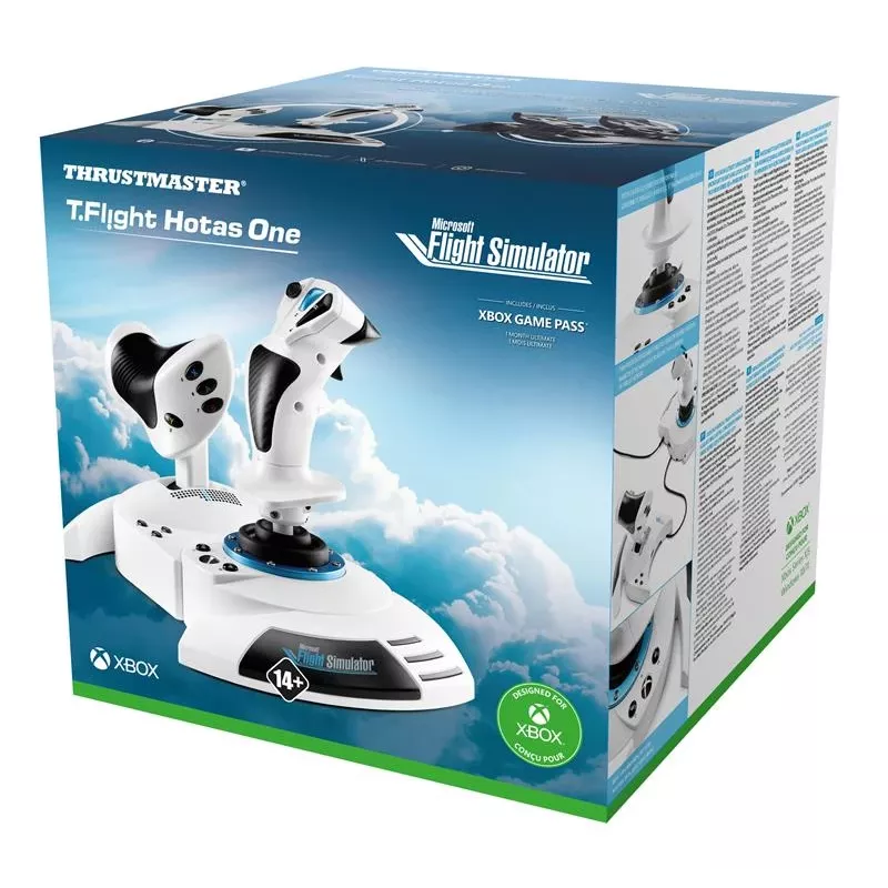 Joystick Thrustmaster T.Flight Hotas One Microsoft Flight Simulator Edition USB Schwarz Weiß