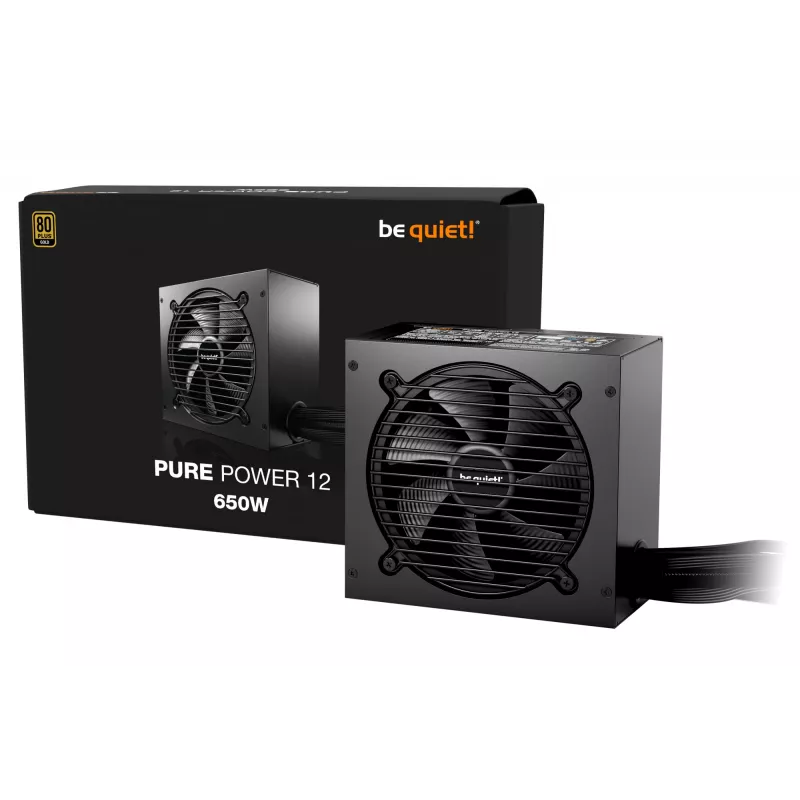 be quiet PURE POWER 12 650W Netzteil 20+4 pin ATX ATX Schwarz