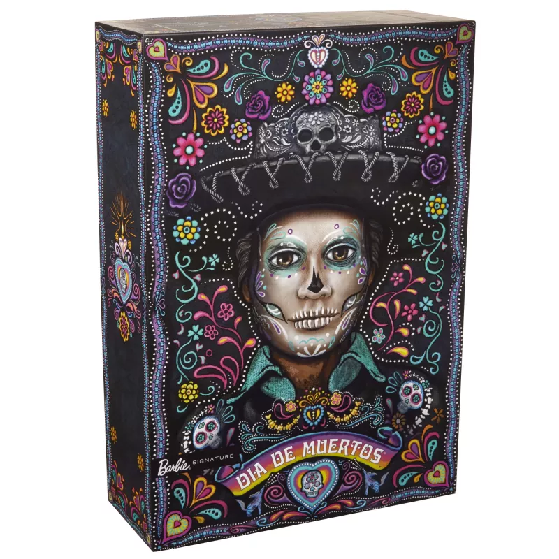 Modepuppe Mattel Barbie Ken Dia de Muertos Mehrfarbig 3+