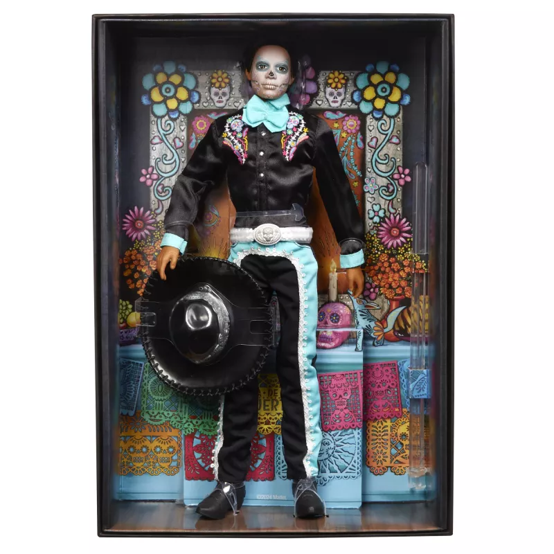 Modepuppe Mattel Barbie Ken Dia de Muertos Mehrfarbig 3+