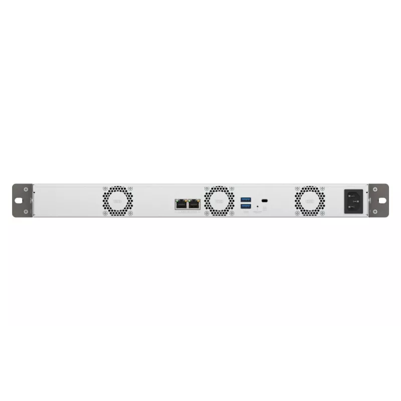 QNAP TS-433eU NAS Rack (1U) Cortex-A Cortex-A55 4 GB 0 TB QNAP Turbo System Schwarz