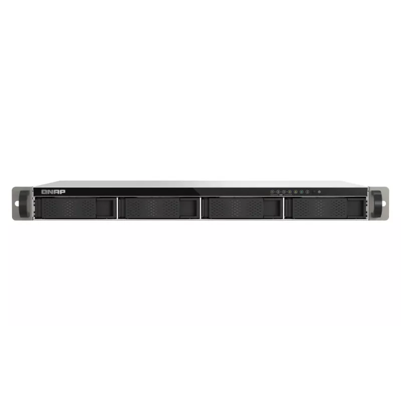QNAP TS-433eU NAS Rack (1U) Cortex-A Cortex-A55 4 GB 0 TB QNAP Turbo System Schwarz
