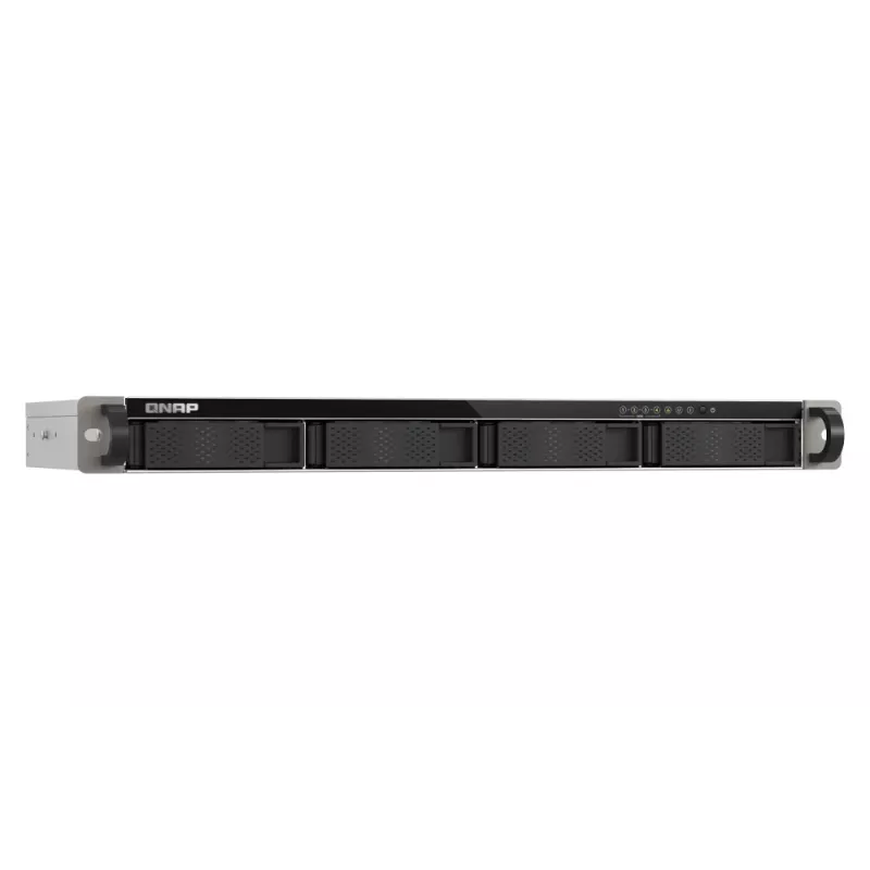 QNAP TS-433eU NAS Rack (1U) Cortex-A Cortex-A55 4 GB 0 TB QNAP Turbo System Schwarz