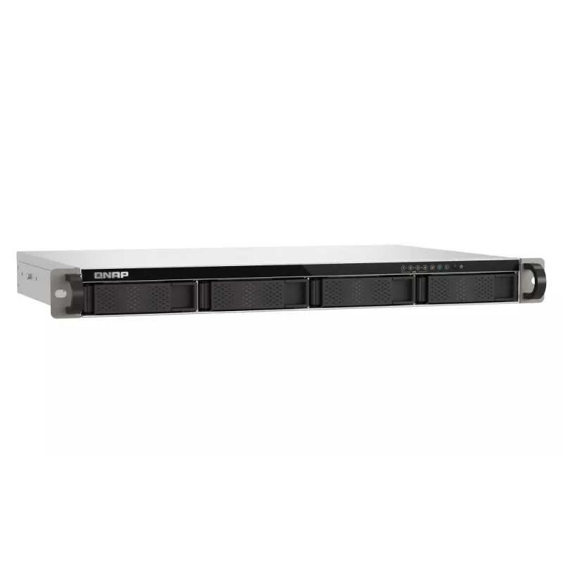 QNAP TS-433eU NAS Rack (1U) Cortex-A Cortex-A55 4 GB 0 TB QNAP Turbo System Schwarz
