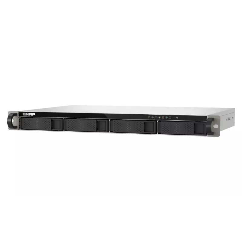 QNAP TS-433eU NAS Rack (1U) Cortex-A Cortex-A55 4 GB 0 TB QNAP Turbo System Schwarz