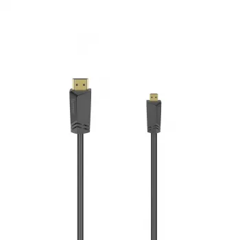 Hama 00205016 HDMI-Kabel 1,5 m HDMI Typ A (Standard) HDMI Typ D (Micro) Schwarz