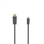 Hama 00205016 HDMI-Kabel 1,5 m HDMI Typ A (Standard) HDMI Typ D (Micro) Schwarz