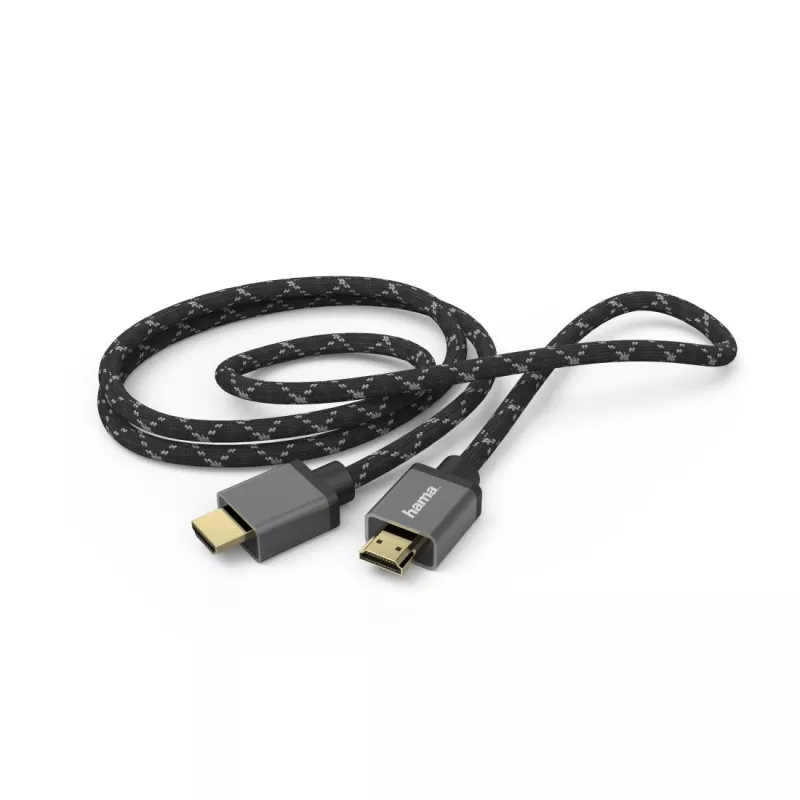Hama 00205240 HDMI-Kabel 3 m HDMI Typ A (Standard) Schwarz, Grau