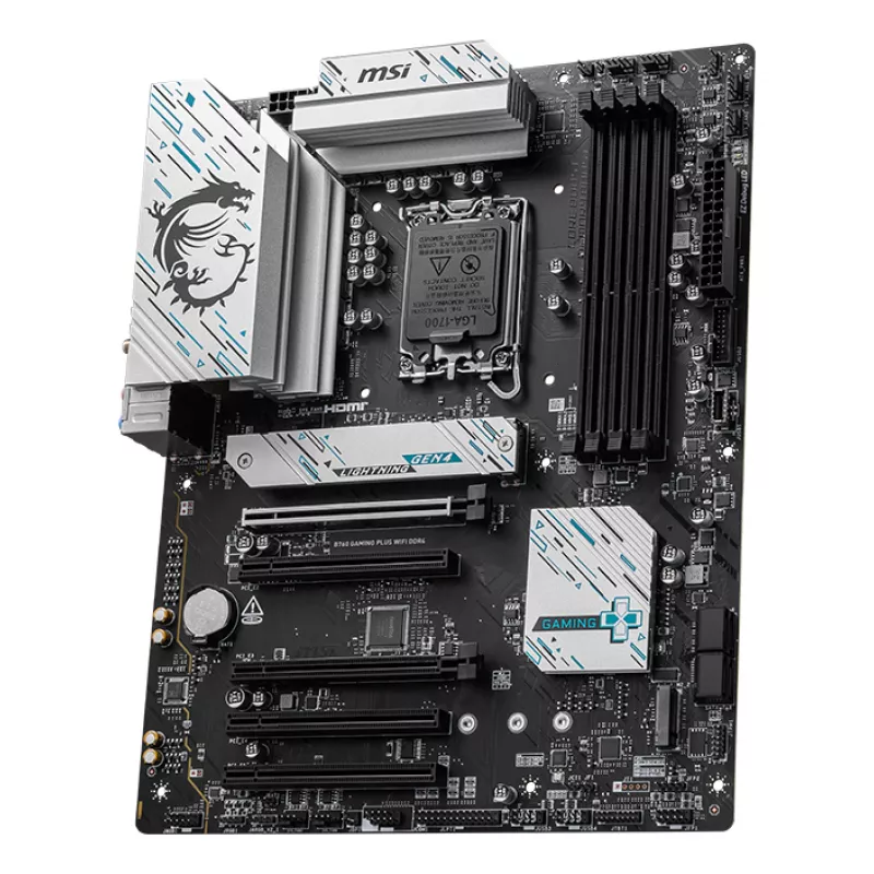 MSI B760 GAMING PLUS WIFI DDR4 Motherboard Intel B760 LGA 1700 ATX