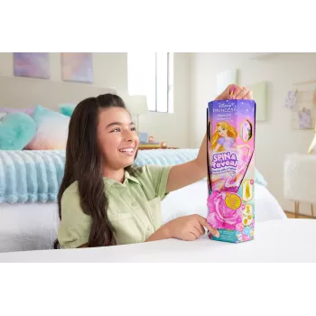 Disney Princess Spin & Reveal Rapunzel Modepuppe & Accessoires mit 11 Überraschungen