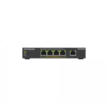 NETGEAR GS305Pv3 Unmanaged Gigabit Ethernet (10/100/1000) Power over Ethernet (PoE) Schwarz
