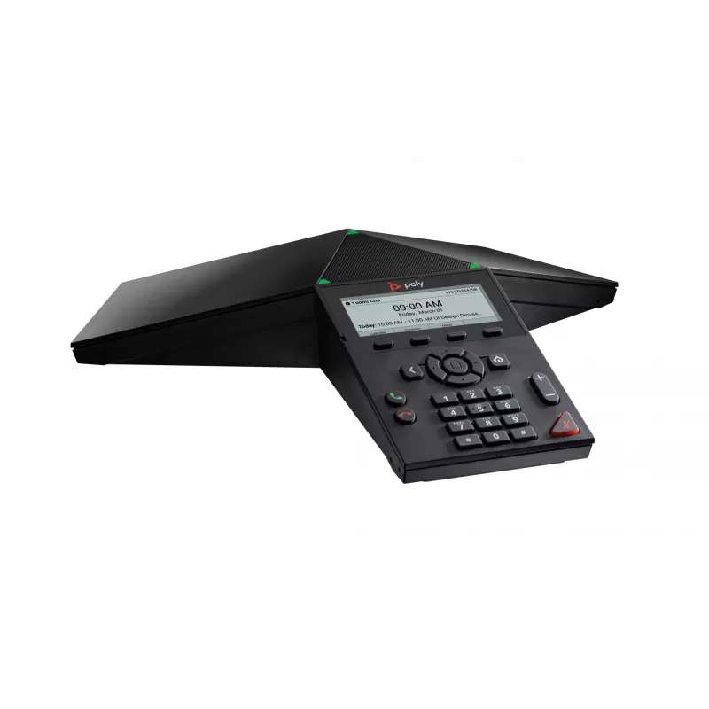 HP Poly Trio 8300 IP-Konferenztelefon mit PoE-Unterstützung, Schwarz
