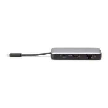 DIGITUS USB-C Travel Docking Station, 7-Port - HDMI / 2x USB-A 3.2 Gen 1 / GbE / SD / MicroSD - 100W USB-C Power Delivery