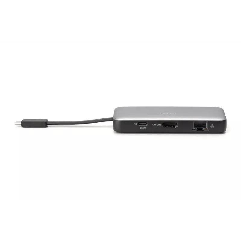 DIGITUS USB-C Travel Docking Station, 7-Port - HDMI / 2x USB-A 3.2 Gen 1 / GbE / SD / MicroSD - 100W USB-C Power Delivery