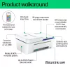 HP DeskJet 4230e kabelloser All-in-One Farbdrucker, Instant Ink; Kopierer, Scanner