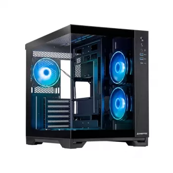 Chieftec Visio GM-30B-TG-OP Schwarz Tempered Glass x 2 Cube Schwarz