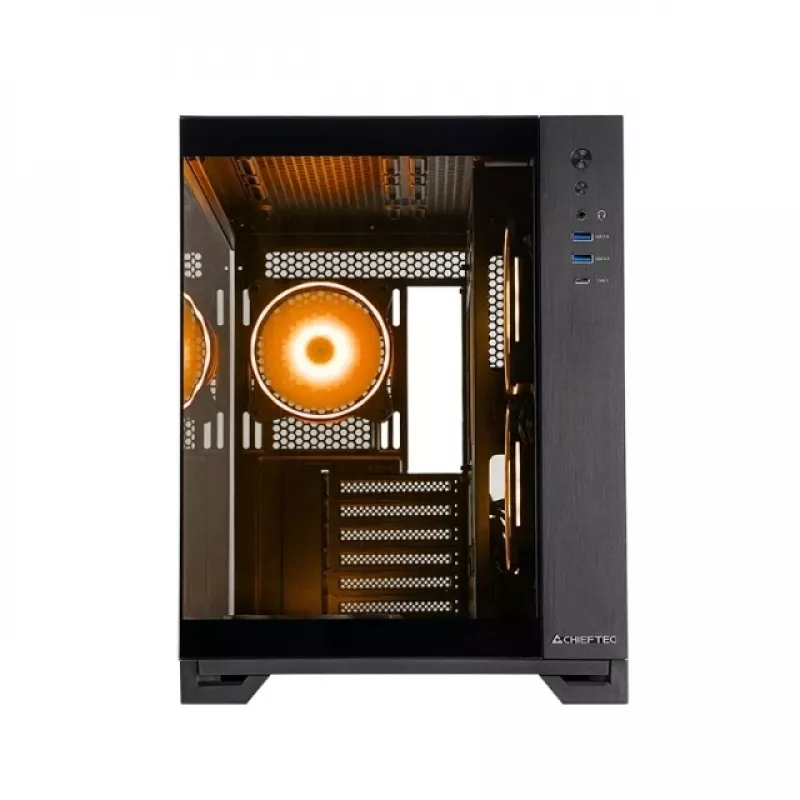 Chieftec Visio GM-30B-TG-OP Schwarz Tempered Glass x 2 Cube Schwarz