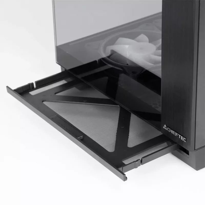 Chieftec Visio GM-30B-TG-OP Schwarz Tempered Glass x 2 Cube Schwarz