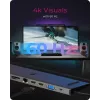 ICY BOX 11-in-1 via USB Type-C, Kabelgebunden, USB 3.2 Gen 1 (3.1 Gen 1) Type-C, 100 W, 3,5 mm, 10,100,1000 Mbit/s, Anthrazit, Schwarz