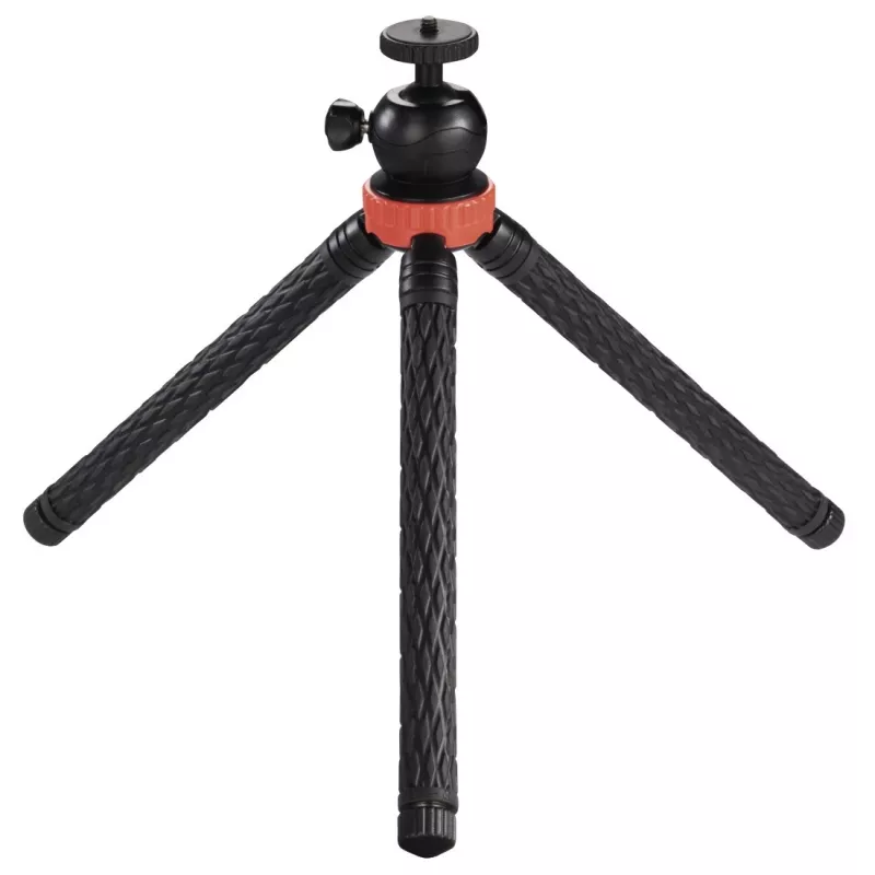 Hama Traveller Pro Stativ Smartphone/Action-Kamera 3 Beine Schwarz, Rot