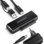 Axagon ADSA-FPX USB-C 10Gbps FAST PORT X Adapter für 2,5-Zoll-/3,5-Zoll-SSD/HDD