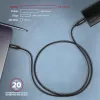 Axagon BUCM32-CM05AB SPEED+ USB-C <> USB 20Gbps/100W-Kabel 0,5 m