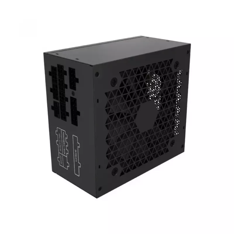 Netzteil GEMBIRD Fornax Power 750W ATX 80 PLUS Gold modular 12 cm Lüfter EPS 4+4pin PCIe 6+2pin SATA-Anschlüsse