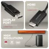 Axagon RVD-HI20C2 DisplayPort -> HDMI 2.0b Kabel 1,8m, 4K/60Hz
