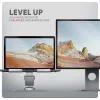 Axagon STND-LR Aluminiumständer mit 360°-Drehung für Laptops 10 inch–17,3 inch. Verstellbare Höhe und Neigung.