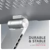 Axagon STND-LR Aluminiumständer mit 360°-Drehung für Laptops 10 inch–17,3 inch. Verstellbare Höhe und Neigung.
