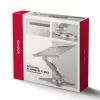 Axagon STND-LR Aluminiumständer mit 360°-Drehung für Laptops 10 inch–17,3 inch. Verstellbare Höhe und Neigung.