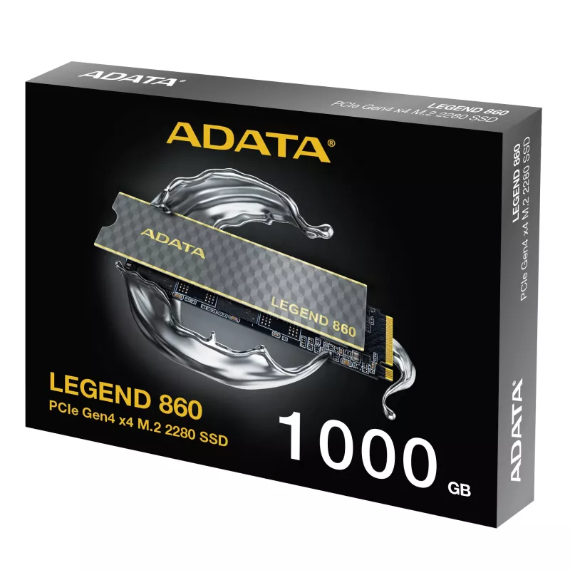 ADATA LEGEND 860 SLEG-860-1000GCS interne Solid-State-Laufwerk 1 TB M.2 PCI Express 4.0 NVMe 3D NAND