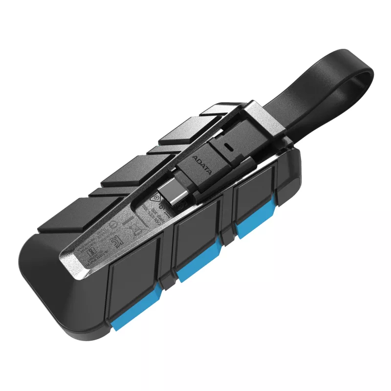 ADATA SC740 500 GB USB Type-C 3.2 Gen 2 (3.1 Gen 2) Schwarz, Blue
