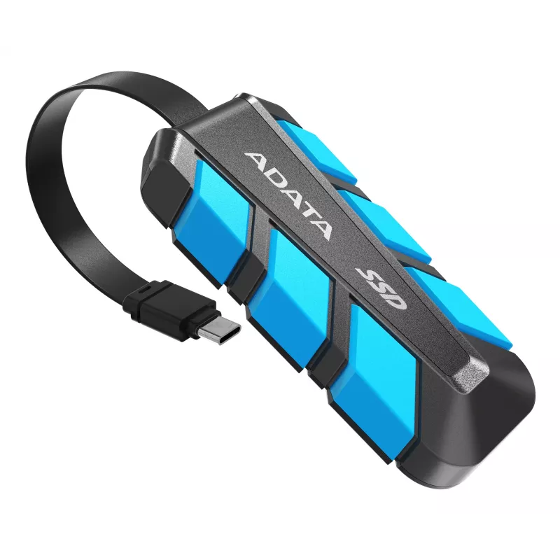 ADATA SC740 1 TB USB Type-C 3.2 Gen 2 (3.1 Gen 2) Schwarz, Blue