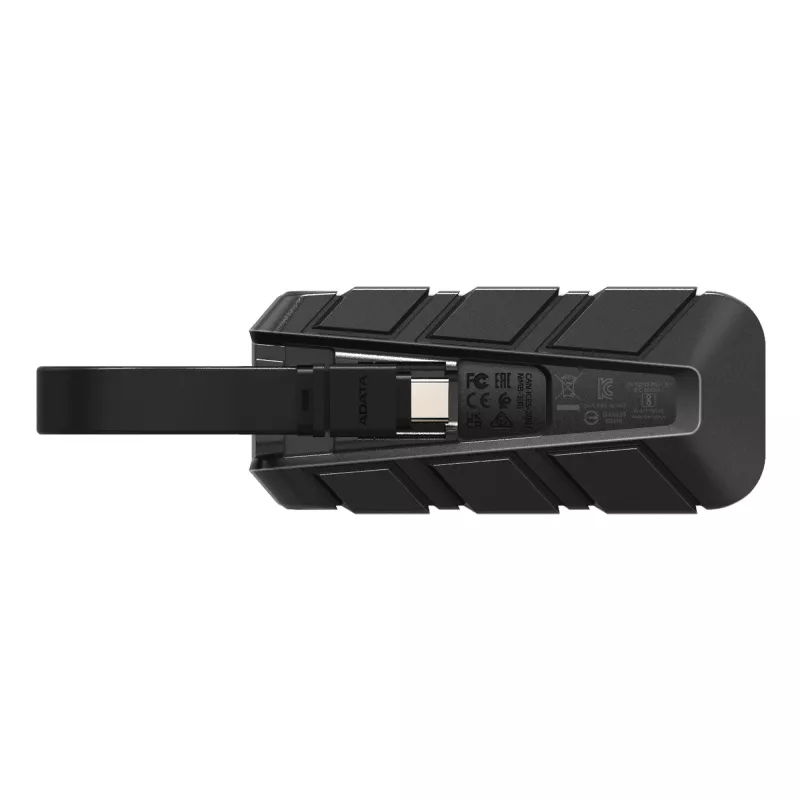 ADATA Externe SSD SC740 2TB Plug&Go Blue 1050/1000 MIL.STD USB Type-C 3.2 Gen 2 (3.1 Gen 2) Schwarz, Blau