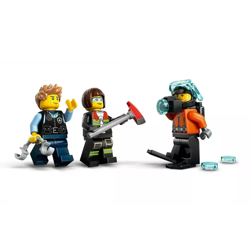 Konstruktionsspielzeug LEGO City Kombinationsset 60462 — Helikopter und Feuerwehrauto, 874 Teile, 3 Minifiguren, Alter 7+