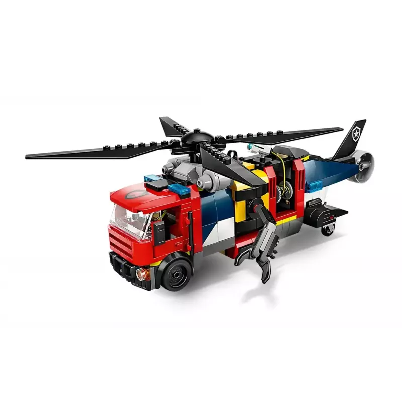 Konstruktionsspielzeug LEGO City Kombinationsset 60462 — Helikopter und Feuerwehrauto, 874 Teile, 3 Minifiguren, Alter 7+