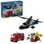 Konstruktionsspielzeug LEGO City Kombinationsset 60462 — Helikopter und Feuerwehrauto, 874 Teile, 3 Minifiguren, Alter 7+