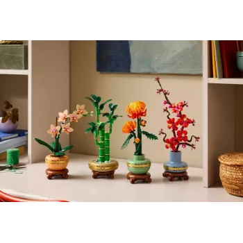 Dekoratives LEGO Icons Modellpflanze — LEGO 10344 Glücksbambus Botanical Collection, 325 Teile, 290 mm Höhe